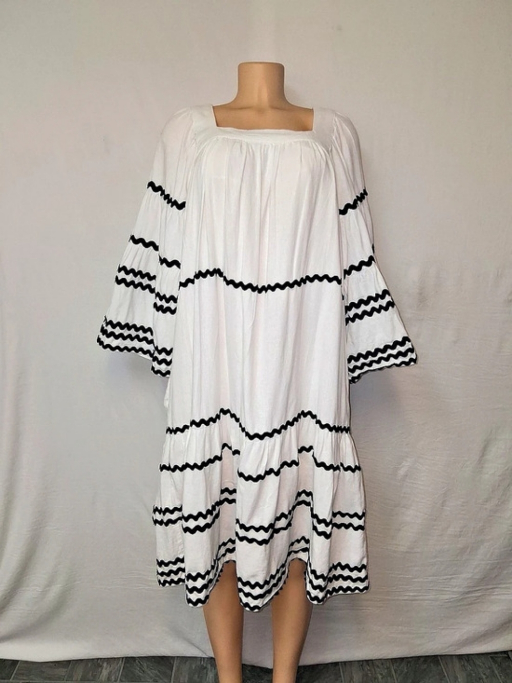 Lisa Marie Fernandez for Target Ric Rac Flare Sleeve Dress Ric Rac Flare Sleeve